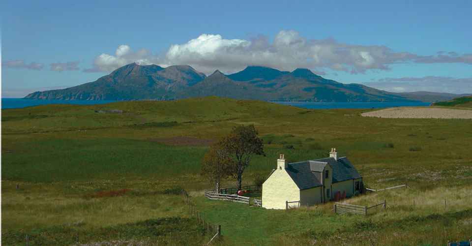 The Top House with Rum in the background
